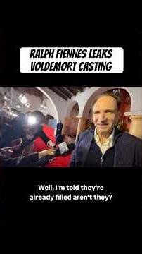 Ralph Fiennes leaked NEW Voldemort? #harrypotter #voldemort