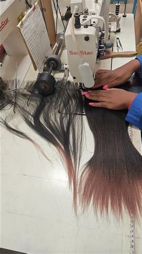 how to make a wig.sewing machine. #wigs #hairstyle #hair