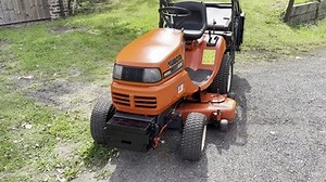 Kubota G18 Diesel Ride On Mower With Hydraulic Hi Tip Box  | eBay UK