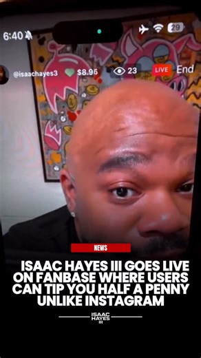 Isaac Hayes III on Instagram: "Imagine no longer having to stand on a street corner and perform, but doing it inside your home, and the world becomes your tip jar, half a penny at a time. Contrary to popular belief, we are a transactional society. We love to see the underdog win, and we can support our creators $0.10, $0.20, $0.30 at a time. That adds up fast when tens of thousands of people do it. Everyone is a content creator on social media, so everyone should be able to make revenue. I just 