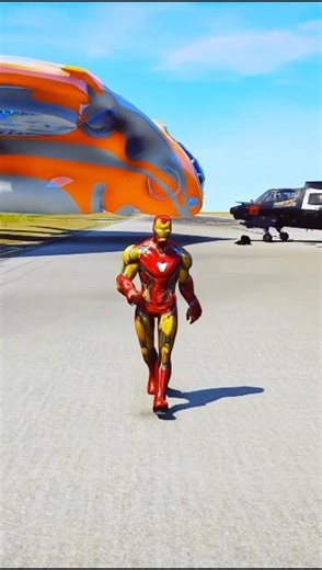 Iron Man vs Ghostface: Ultimate Vehicle Challenge! 🏎️💨 #Shorts #all superhero