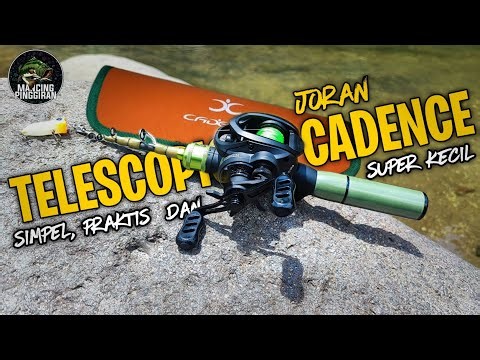 Cadence Super Mini Telescopic Rod!! Light & Short, Great for Casting