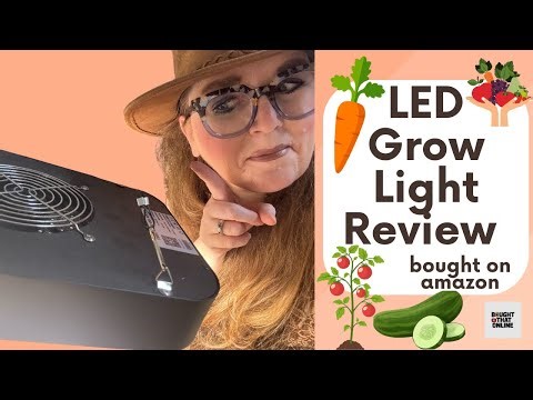 Grow Light Review FECiDA Dimmable LED Grow Light Bought on Amazon