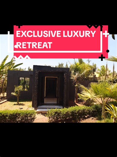 ‎-Stunning Design Contemporary black exterior with textured stone accents, creating a bold, sophisticated statement. ‎-Spacious Layout Single‑bedroom sanctuary with a stylish entryway, promising comfort and luxury. ‎- Beautifully curated tropical greenery surrounds the home,a tranquil atmosphere perfect for relaxation or entertaining. ‎-Prime Location Situated in Kiserian, close to essential amenities yet secluded for ultimate peace of mind. ‎- *Plot Size*: Generous 50 × 100 footprint providing 