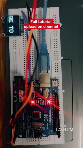 how i2c OLED Display connects to Arduino. #viral #wedding #arduino