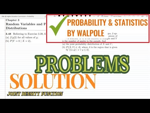 3.48: Joint Density Function | Probability & Statistics for Engineers & Scientists by Walpole 9th Ed