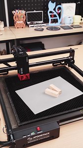 How to Use #LaserEngraver Make #DIY #Stamps for #Planner📒 #Bulletjournal #LaserCutter #AtomStack #LaserCrafting #2025 #DIYCrafts #AtomStackA20ProV2 #手帳 #MUJI | AtomStack