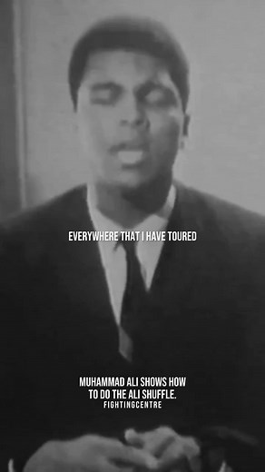 Muhammad Ali show how to do the ALI Shuffle 💨 Follow @fightincentre for more!🥊 #muhammadali #alishuffle #boxing | Boxing Sports