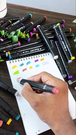 185K views · 977 reactions | Meesho Alcohol Markers worth ah?勞 | Sketch something | Facebook