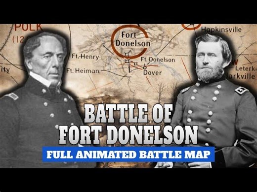 Battle of Fort Donelson | Full Animated Battle Map | Lucas Wilder, PhD