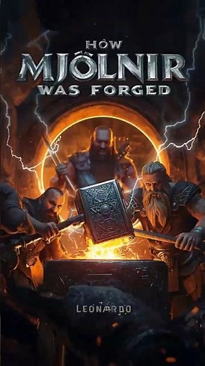 How Mjölnir Was Made | Thor’s Legendary Hammer #shorts #norsemythology