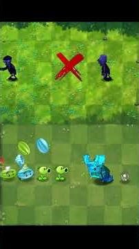 PVZ FUSION VS PVZ 2 - Plant Team Vs Zombies Team- p35 - Who wins ? #shorts #plantsvszombies