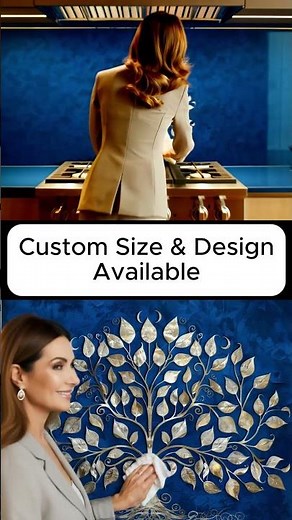 Custom Kitchen Backsplash in ANY Size & Design! Your Dream Kitchen Awaits #kitchenappliance