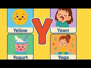 Learn the Letter Y | Fun Words & Sounds for Kids | ABC Learning Video