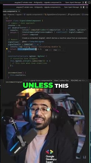 Zone.js vs Signals in Angular: Why Signals Are Faster 🚀 #shorts