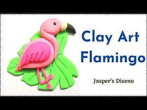 Clay Art Flamingo | Miniature Birds | Clay Art Bird | Flamingo | Play Dough | Simple Tutorial