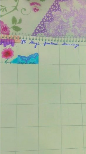 Day 2 of 30 days pinterest drawing challenge 💕✨