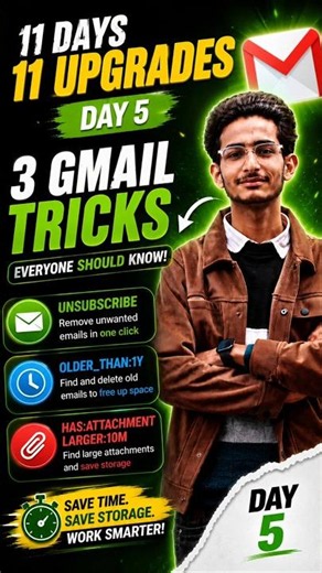 Your Gmail is Full? Delete 1000+ Emails in 30 Seconds! 🤯 #Shorts