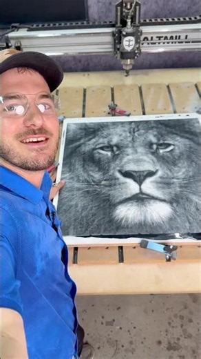 Photo Carved with CNC Router