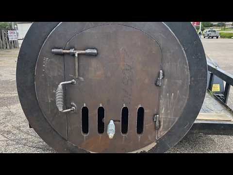 Insulated firebox build on a Off set smoker