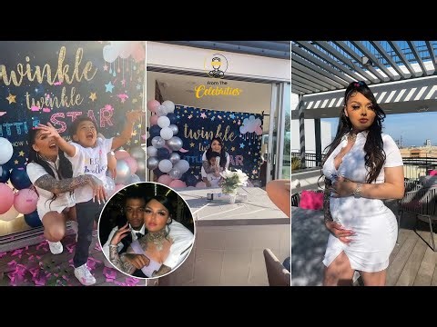 Blueface's Pregnant 'GF' Jaidyn Alexis Celebrates at Her Gender Reveal Party!