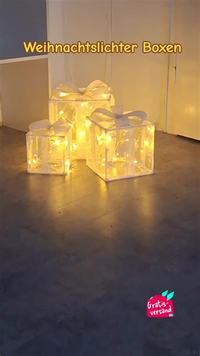 Weihnachtslichter Boxen für festliche Stimmung