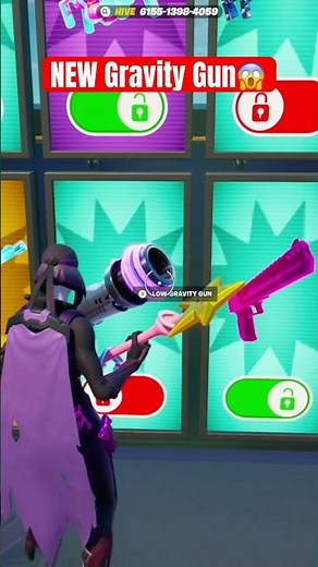 Fortnite 1v1 With Every Gun How To Unlock NEW Gravity Gun😱#fortnite #ytshorts #1v1witheverygun