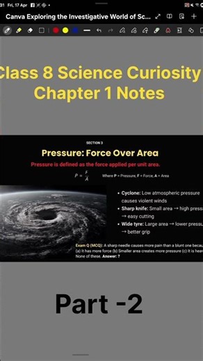 Class 8th Science Curiosity Notes Chapter 1 #class8science #Curiosity #indorimaster