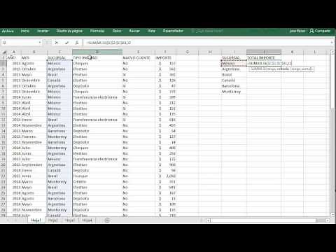 43 Función SUMAR SI y quitar duplicados
