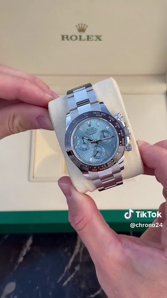 Rolex Platinum Daytona 116506 with Ice Blue Dial