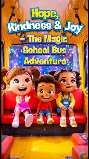 🚀 Magic School Bus Adventure with Hope, Kindness & Joy! 🌌 Trip to Saturn for Kids!