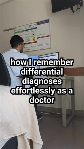 TheMDJourney - Med School Tips on Instagram: "Read below👇 🧠 When I build differentials, I start by locking the chief complaint to a single physiologic system before anything else. I learned this on call when mixing systems made me miss patterns. Once the system is locked, my brain retrieves a short list I have personally seen go wrong in that system. This mirrors real patients I treated, so recall is automatic. 🩺 I remember diagnoses by attaching them to how they tried to fool me during real 