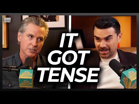 Gavin Newsom Got Visibly Pissed When Ben Shapiro Refused to Back Down on This Question