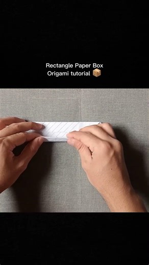 Rectangle Paper Box Origami Tutorial📦#diy #shorts