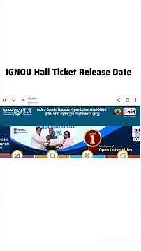 Ignou Hall Ticket For Dec 2025 Exam Release Date Information