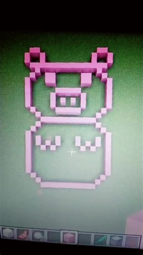 did the one big circle pig in minecraft 😂😂 #pig #piggy #minecraft #onebigcircle #foryou #pigvideo