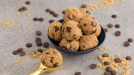 Worry-free, indulgent Edible Cookie Dough made with toasted flour and no eggs! It's easy to make and store for a delicious anytime treat! https://preppykitchen.com/edible-cookie-dough/ | Preppy Kitchen