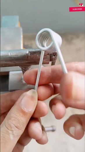 How to Make a Coil Spring from Iron Rod 🤜 DIY Metal Spring Making 🤙 #craft #handmade #skills
