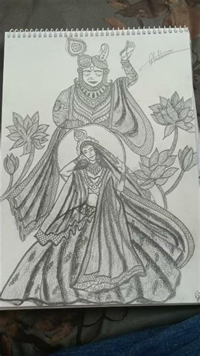 shrinath ji 🙏 #art #shrikrishna #shrinathji #200k #art #artist #drawing