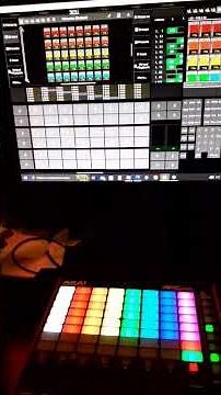 dot2 controlled by akai apc mini mk2