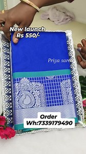 New launch budget silk sarees available 💐💐More colors designes and order contact whatapp 7339179490👆👆 | V Priya