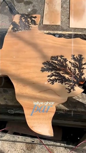 😱21,000 Volts to Create This Stunning Wood Pattern! ⚡