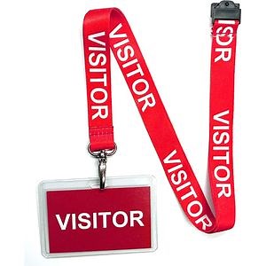 [Hot Item] Visitor Lanyard with Safety Breakaway and Metal Clasp, ID Card Holder Lanyard for Event Fundraising, Badge Holder for Men Women Students, Promotion Lanyard