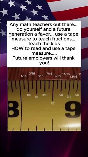 Fractions, the Tape Measure Way