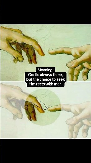 The creation of Adam by Michelangelo #history #art