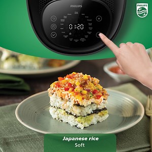 Create rice perfection with the Philips Rice Cooker 5000 Series Connected. ✨​ Achieve the ideal taste and texture with the 5-level taste selection, ensuring your favorite rice dishes are cooked to perfection. ​ Elevate your rice cooking game with the Philips Rice Cooker 5000 Series Connected. ​ #philipsmy #makelifebetter #philipshomeliving #philipshomelivingmy #homewithphilips #ricecooker | Philips Home Living | Facebook