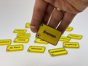 Football City Bremen 3d-printed Football Keychain With NFC – Bremen Edition, Customizable, Eco-friendly Gift for Fans - Etsy
