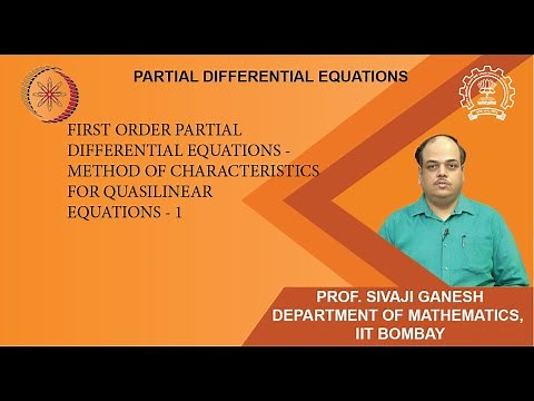 Lecture 2.6: FOPDE's - Method of characteristics for Quasilinear equations - 1