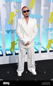 J Balvin walking on the black carpet at the 2022 MTV Video Music Awards held at the Prudential Center in Newark, NJ on August 28, 2022. (Photo by Efren Landaos/Sipa USA Stock Photo - Alamy