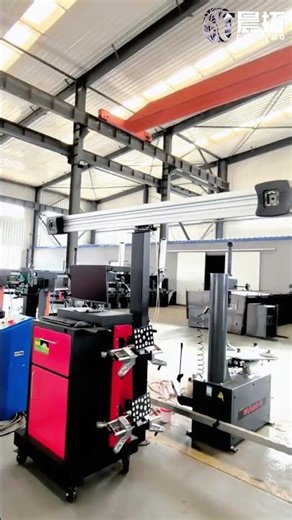 Real shot of the entire four-wheel alignment process!Turns out there's so much to know about angles.
